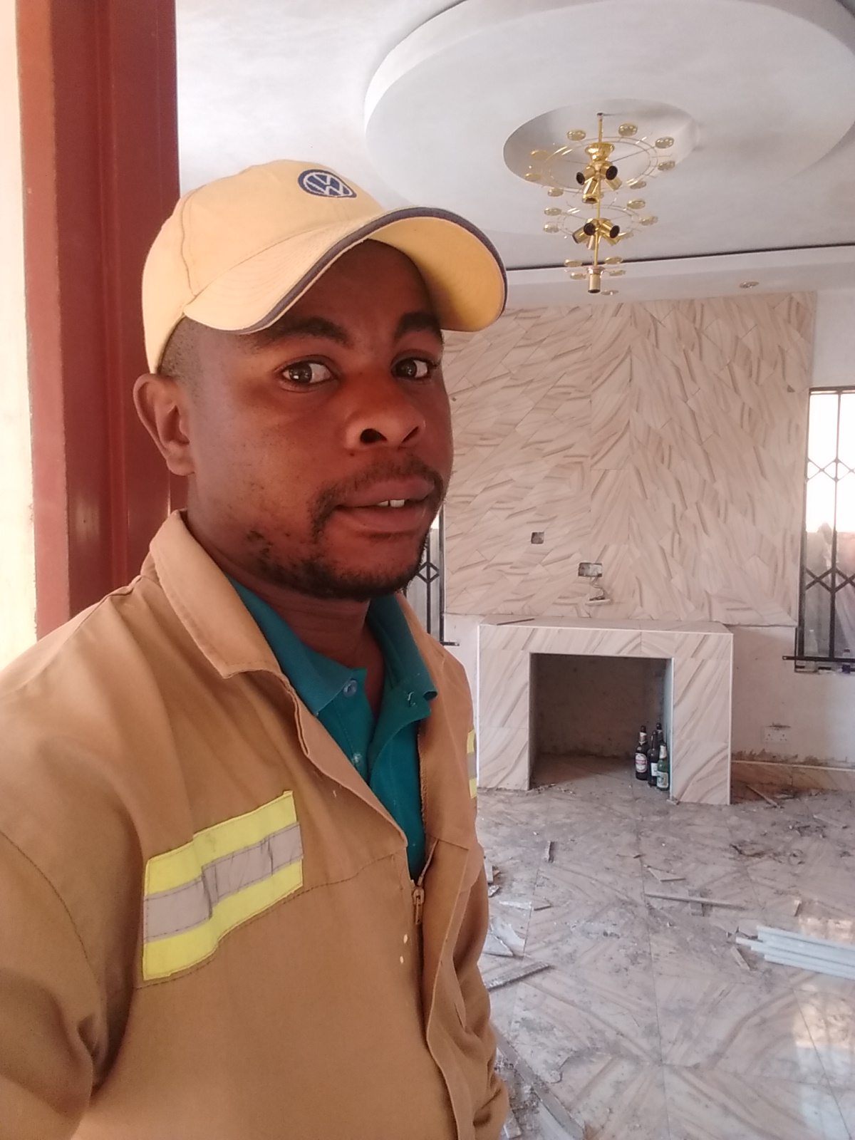 Fabish House Finishings team working on a construction site in Zimbabwe